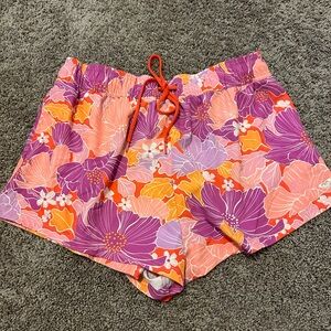 Roxy Multicolor Floral Swim Shorts